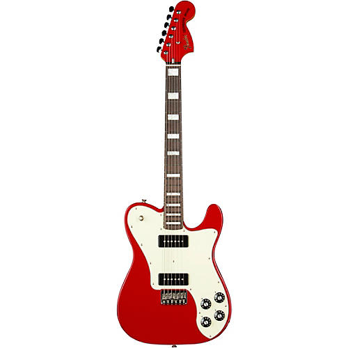 Fender Chris Shiflett Cleaver Telecaster Deluxe Electric Guitar Charcoal Frost Metallic - musicians--Friend