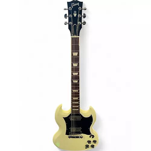 Used Gibson SG Standard Classic White Solid Body Electric Guitar Classic White - musicians--Friend