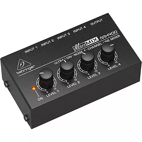 Behringer MicroMIX MX400 4-Channel Line Mixer - musicians--Friend