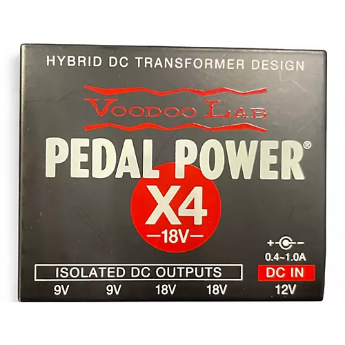 Used Voodoo Lab Pedal Power X4 Power Supply - musicians--Friend