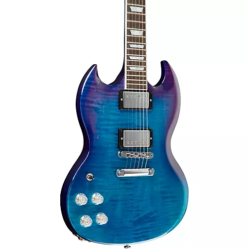 Gibson SG Modern Left-Handed Electric Guitar Trans Black Fade - musicians--Friend