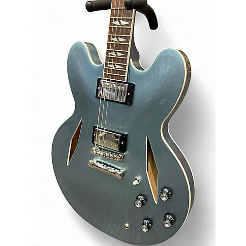 Used Epiphone DG335 Pelham Blue Hollow Body Electric Guitar Pelham Blue - musicians--Friend