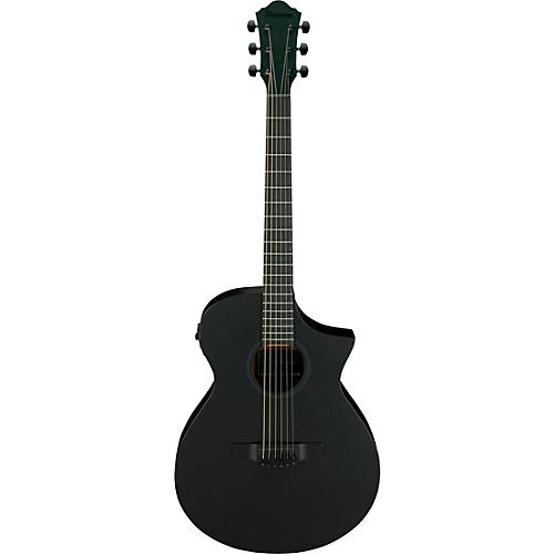 Ibanez AEWC621 Auditorium Acoustic-Electric Guitar Blackout Flat - musicians--Friend