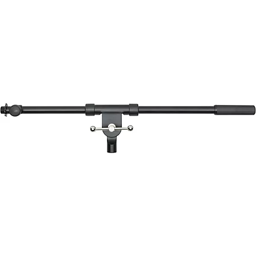Open-Box Proline Telescoping Boom Microphone Stand Condition 1 - Mint Black - musicians--Friend