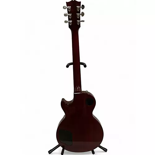 Used 2021 Gibson Les Paul Classic Trans Cherry Solid Body Electric Guitar Trans Cherry - musicians--Friend