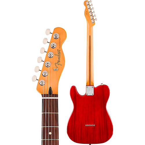 Fender Player II Telecaster Chambered Mahogany Body Rosewood Fingerboard Electric Guitar Transparent Cherry - musicians--Friend