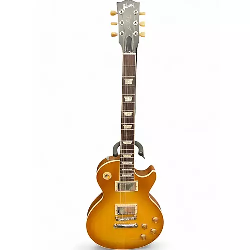 Used 2024 Gibson Les Paul Standard Faded '50s Neck Vintage Honey Burst Solid Body Electric Guitar Vintage Honey Burst - musicians--Friend