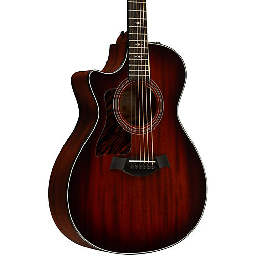 Taylor 322ce Left-Handed Grand Concert Acoustic-Electric Guitar Shaded Edge Burst - musicians--Friend