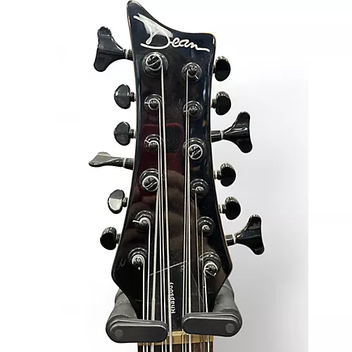 Used Dean Rhapsody 12 12-String BLACK  Electric Bass Guitar BLACK - musicians--Friend