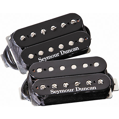Seymour Duncan Hot Rodded SH-4/SH-2 Humbucker Pickup Set, Black Black - musicians--Friend