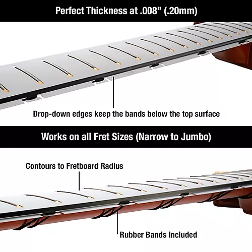 Music Nomad Fret Shield Fretboard Protector Guard for Gibson Electric Guitar Fret Scale - musicians--Friend