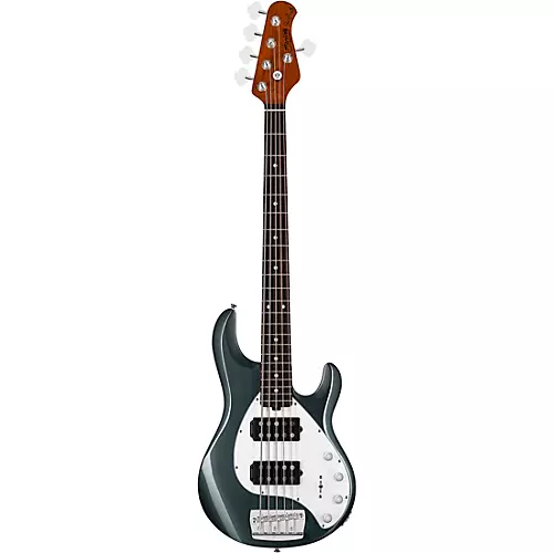Sterling by Music Man StingRay 5 RAY35 HH Bass Charcoal Frost - musicians--Friend
