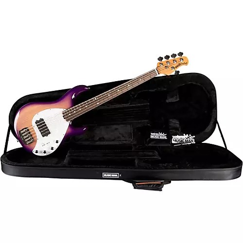 Ernie Ball Music Man StingRay5 Special H 5-String Electric Bass Guitar Black and Chrome - musicians--Friend