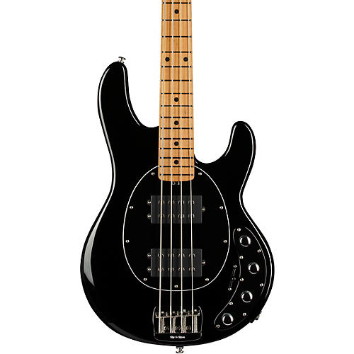 Ernie Ball Music Man StingRay Special HH Electric Bass Guitar Black and Chrome - musicians--Friend