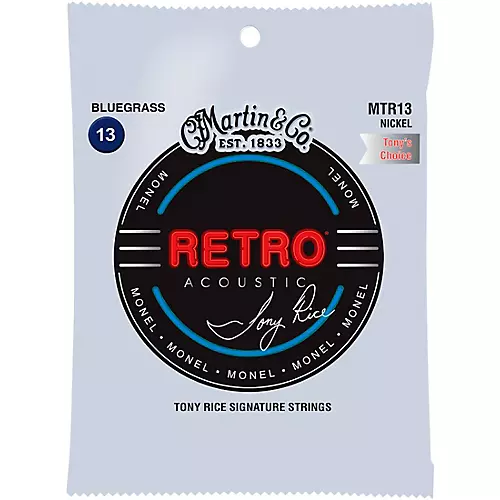 Martin MTR13 Retro Bluegrass (Tony Rice's Choice) Acoustic Guitar Strings - musicians--Friend