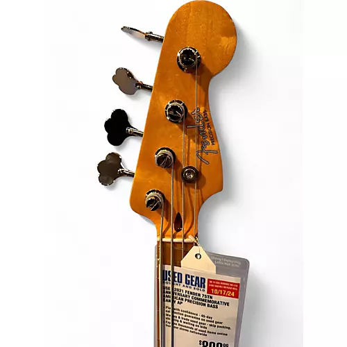 Used 2021 Fender Vintera '50s Precision Bass Dakota Red Electric Bass Guitar Dakota Red - musicians--Friend