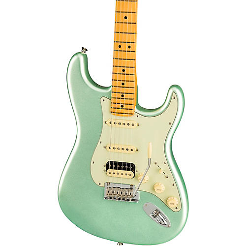Fender American Professional II Stratocaster HSS Maple Fingerboard Electric Guitar Mystic Surf Green - musicians--Friend