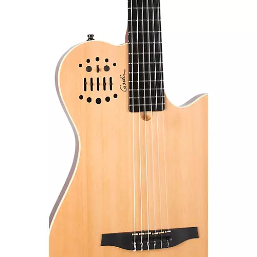 Godin ACS Grand Concert Nylon-String Acoustic-Electric Guitar Natural - musicians--Friend