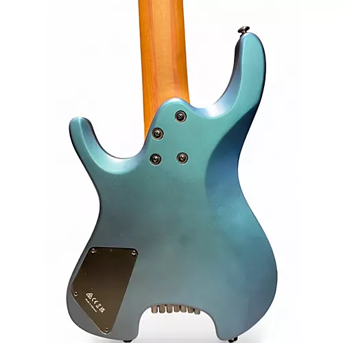 Used Ibanez q547 Blue Solid Body Electric Guitar Blue - musicians--Friend