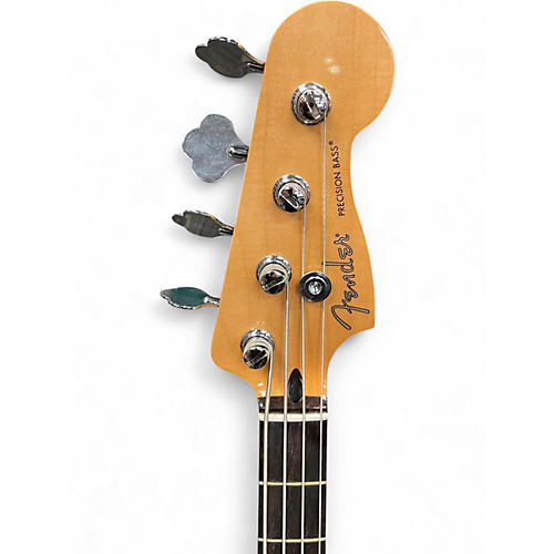 Used Fender Standard Precision Bass Orange Electric Bass Guitar Orange - musicians--Friend