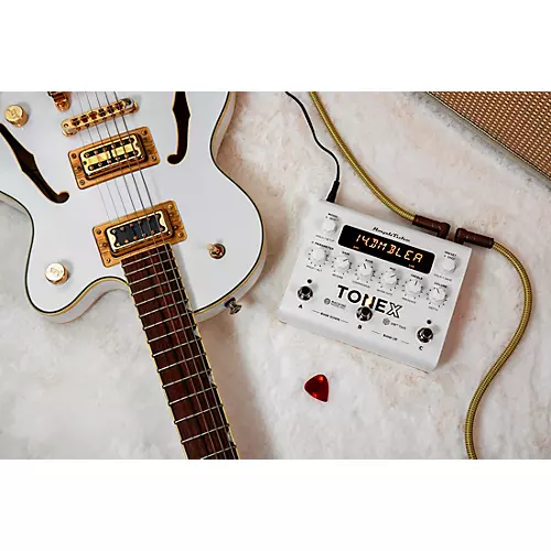 IK Multimedia TONEX Anniversary Edition Modeling Amp and Distortion Effects Pedal White - musicians--Friend
