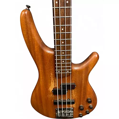 Used Ibanez SR480 Walnut Electric Bass Guitar Walnut - musicians--Friend