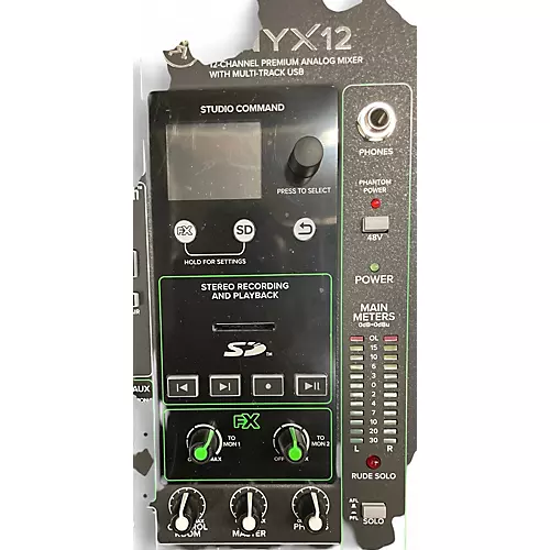 Used Mackie ONYX12 Unpowered Mixer - musicians--Friend