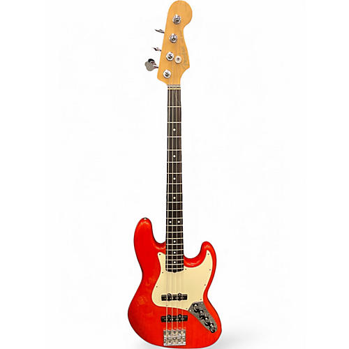 Used 2002 Fender American Special Jazz Bass SUNSET ORANGE TRANSPARENT Electric Bass Guitar SUNSET ORANGE TRANSPARENT - musicians--Friend