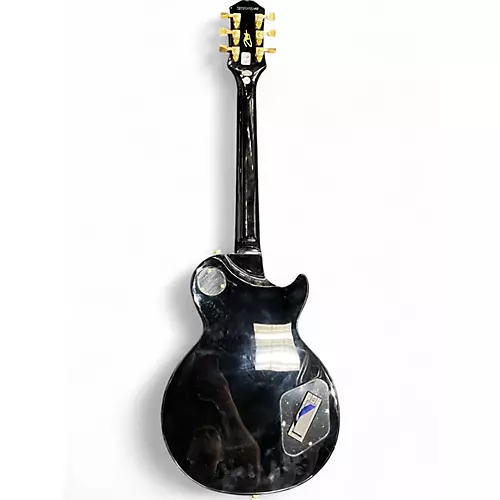 Used Epiphone Matt Heafy Les Paul Custom Left Handed Black Electric Guitar Black - musicians--Friend