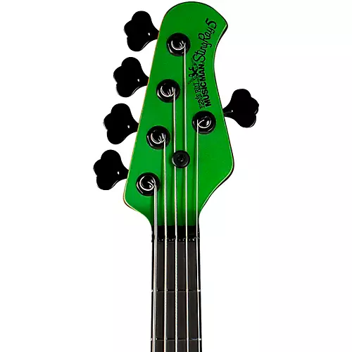 Ernie Ball Music Man StingRay5 Special H 5-String Electric Bass Guitar Black and Chrome - musicians--Friend