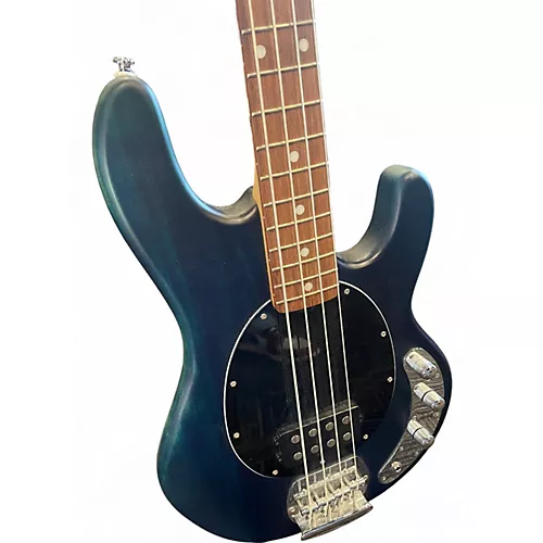Used Sterling by Music Man Ray4 BLUE SATIN Electric Bass Guitar BLUE SATIN - musicians--Friend