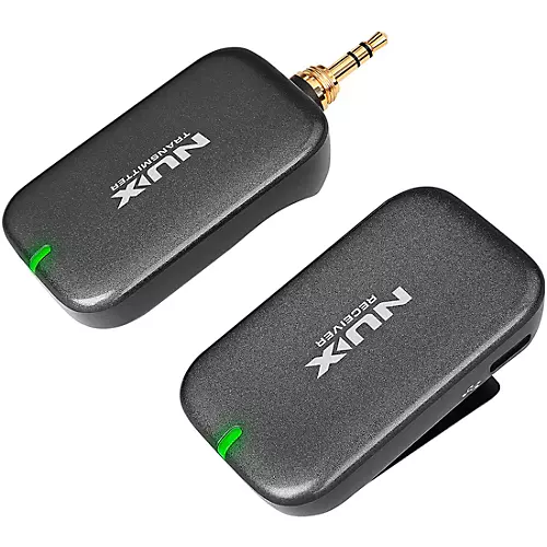 NUX B-7PSM 5.8 GHz Wireless in-Ear Monitoring System, Charging Case Included, Stereo Audio transmitter Black - musicians--Friend