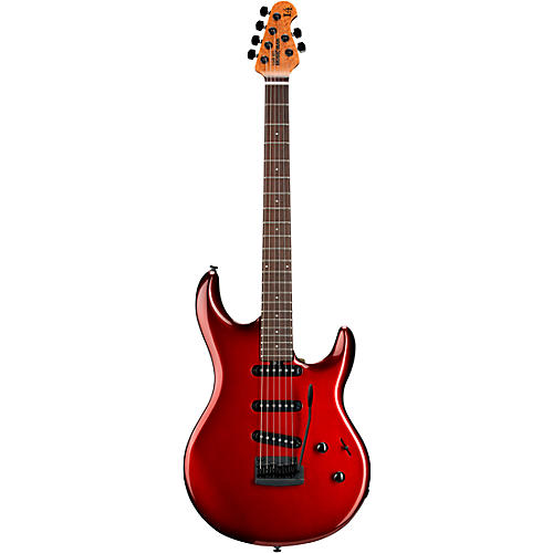 Ernie Ball Music Man Luke 4 SSS Electric Guitar Scoville Red - musicians--Friend