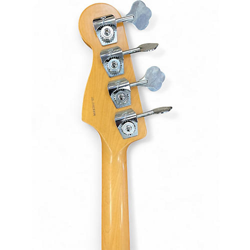 Used 2000 Fender American Standard Precision Bass Black Electric Bass Guitar Black - musicians--Friend
