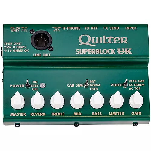 Quilter Labs Superblock UK Amplifier Head Green - musicians--Friend