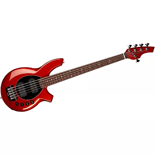 Ernie Ball Music Man Bongo 5 HH BFR Electric Bass Blood Orange - musicians--Friend