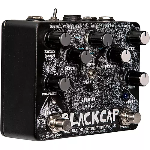 Old Blood Noise Endeavors Blackcap Harmonic Tremolo  Effects Pedal Black - musicians--Friend
