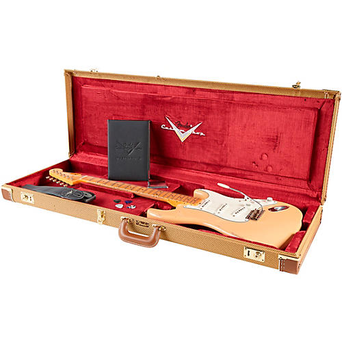 Fender Custom Shop 1958 Stratocaster Journeyman Relic Electric Guitar Masterbuilt by Todd Krause Black - musicians--Friend