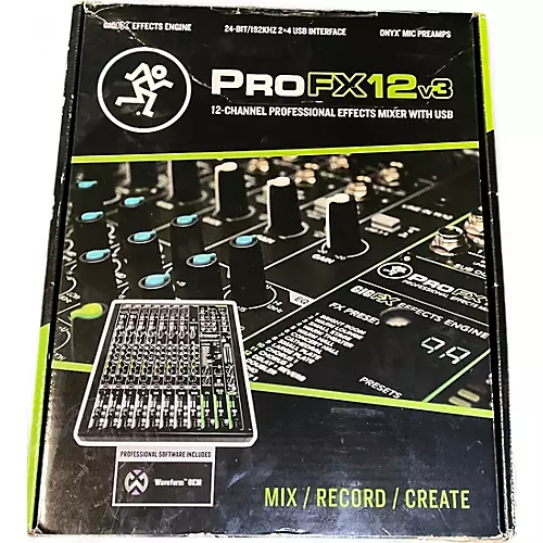 Used Mackie PROFX12 Unpowered Mixer - musicians--Friend