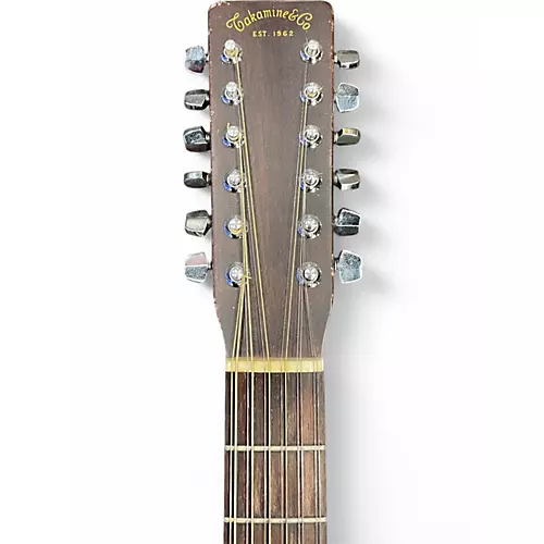 Used Takamine F385 Natural 12 String Acoustic Guitar Natural - musicians--Friend