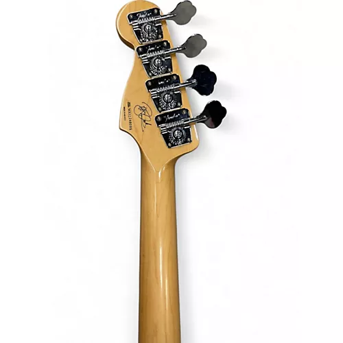 Used Fender Roger Waters Signature Precision Bass Black Electric Bass Guitar Black - musicians--Friend
