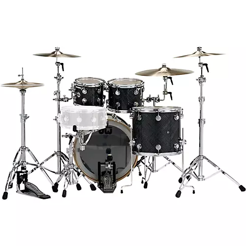 DW SSC Collectors Series 4-Piece Satin Oil Shell Pack With 22
