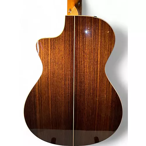 Used Taylor 812CE-N Natural Classical Acoustic Electric Guitar Natural - musicians--Friend