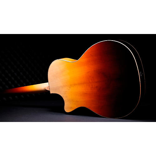 Taylor Custom All Urban Ash Grand Auditorium Acoustic-Electric Guitar Ombre Brown - musicians--Friend