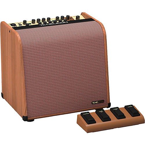 TC Helicon HARMONY V100 100 Watt 2-Channel Acoustic Amplifier with Vocal Processing Brown - musicians--Friend