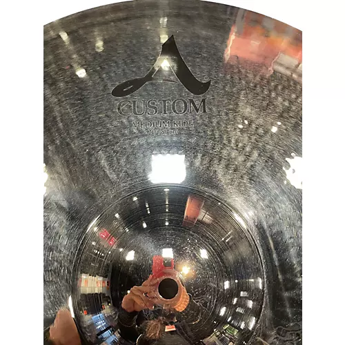 Used Zildjian 20in A Custom Medium Ride Cymbal 40 - musicians--Friend
