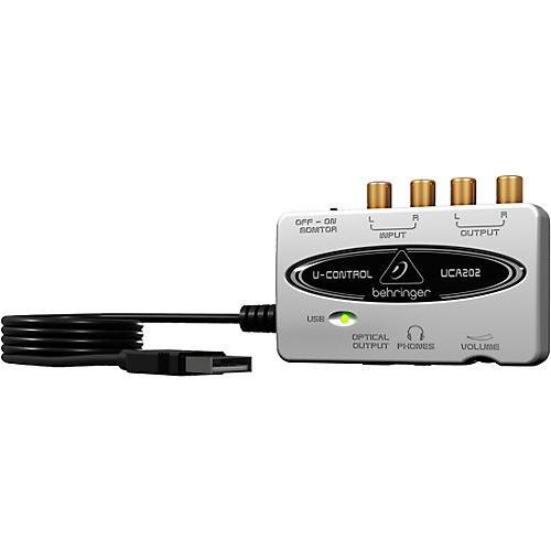 Behringer U-CONTROL UCA202 USB-Audio Interface - musicians--Friend