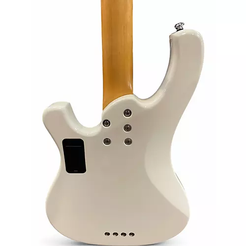Used Schecter Guitar Research Stargazer 4 Gloss White Electric Bass Guitar Gloss White - musicians--Friend
