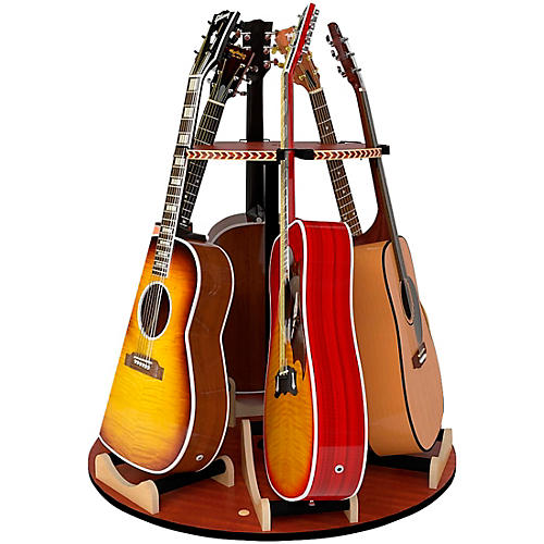 A&S Crafted Products Carousel Deluxe Multi Guitar Stand - musicians--Friend