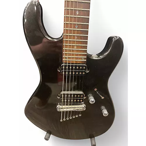 Used Dean Avalanche 7 String Ebony Solid Body Electric Guitar Ebony - musicians--Friend